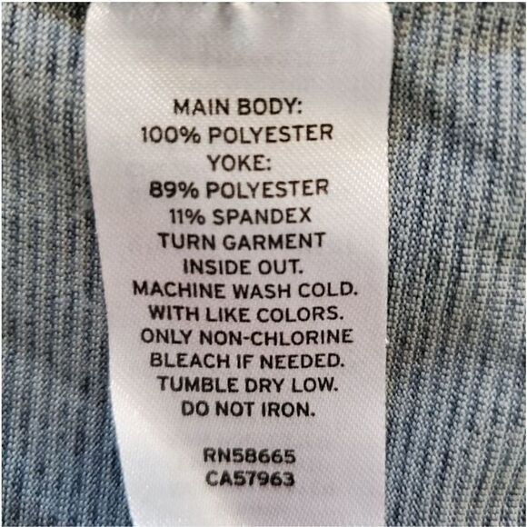 Z By Zella Long Sleeve Athletic Top
Mesh Striped Gray Black Small - Picture 5 of 5